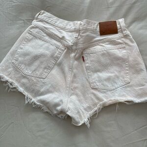 Levi premium 501 high rise shorts